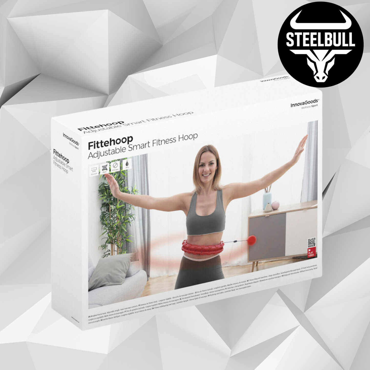 Hula Hoop Inteligente con Peso Ajustable STEELBULL