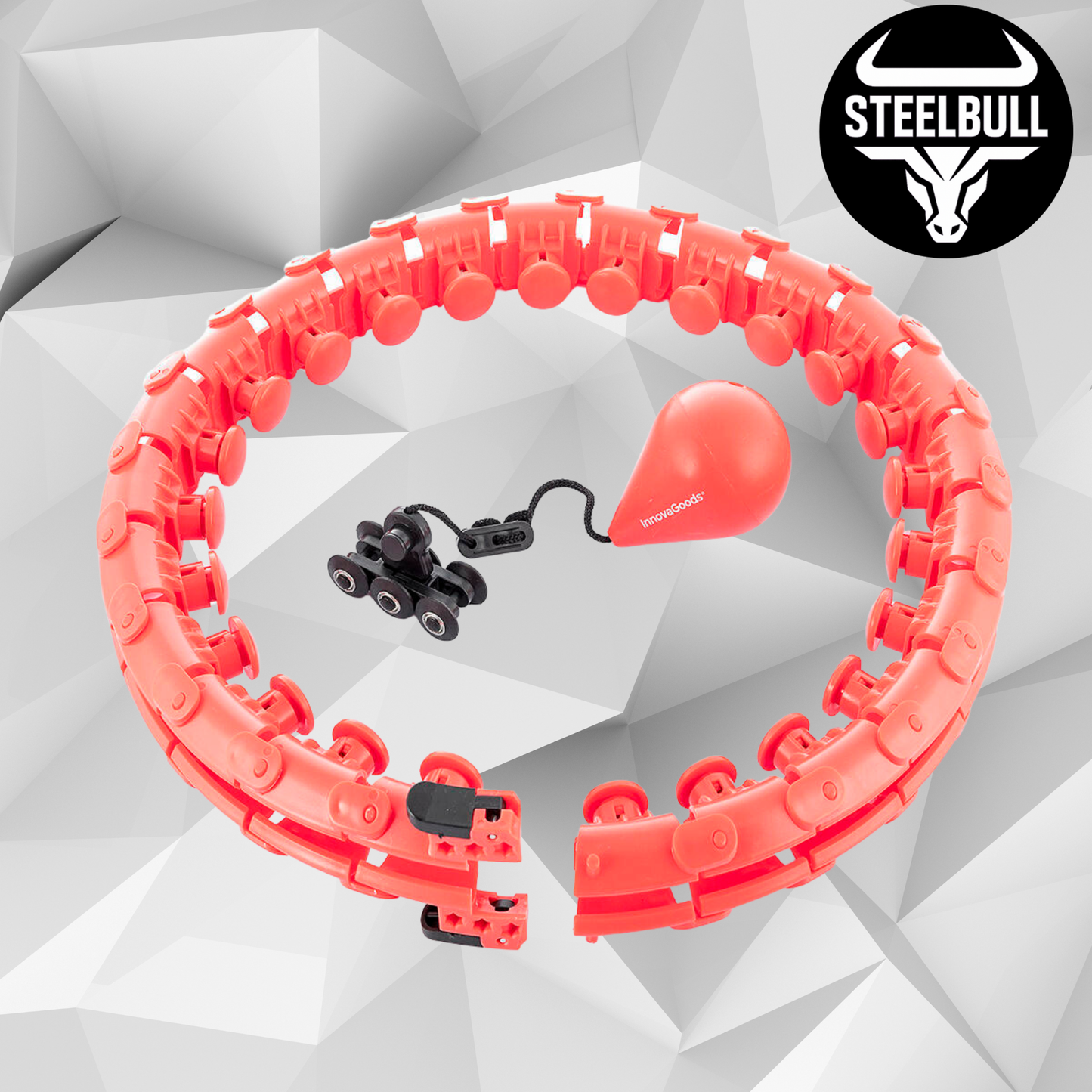 Hula Hoop Inteligente con Peso Ajustable STEELBULL