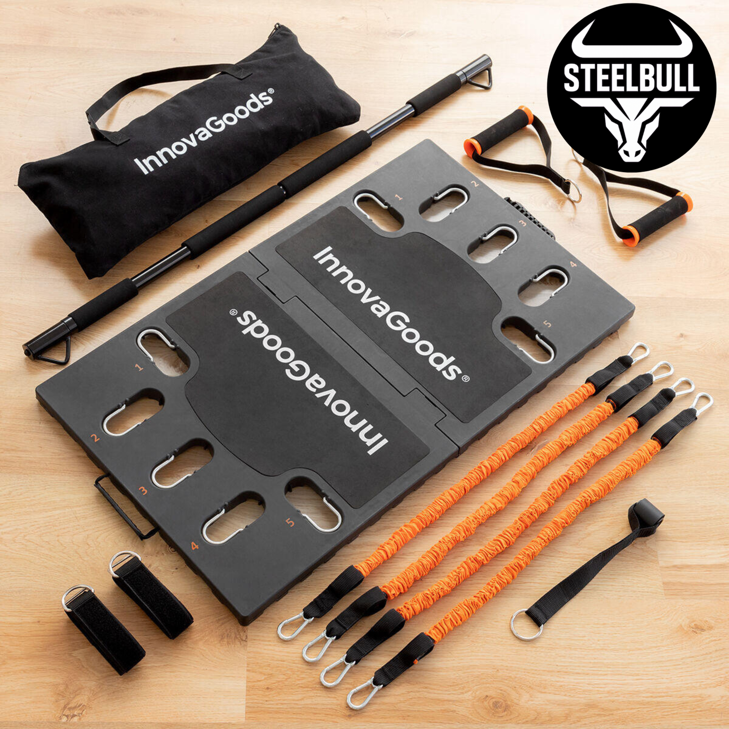 Estación de Entrenamiento Portátil Todo en Uno STEELBULL