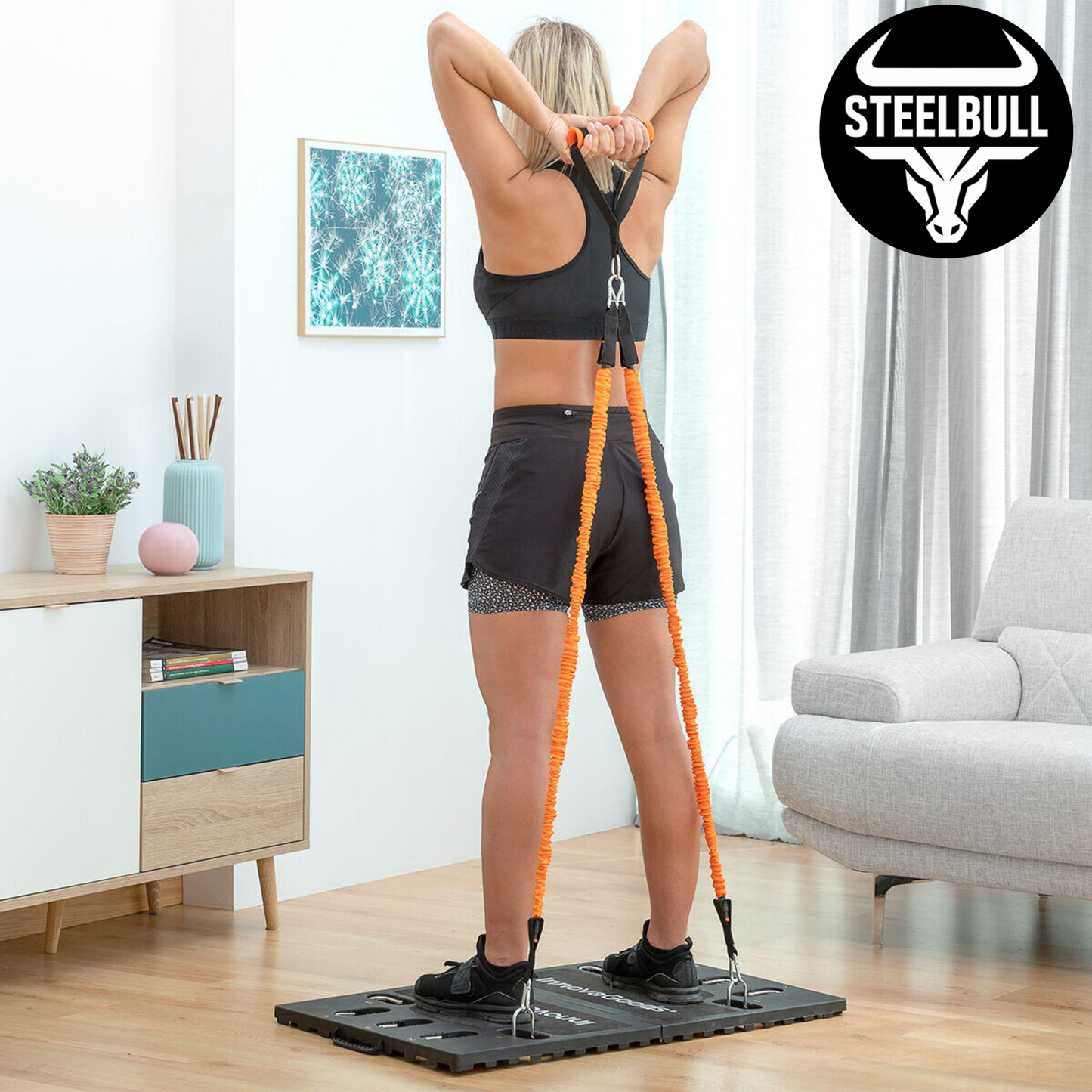 Estación de Entrenamiento Portátil Todo en Uno STEELBULL