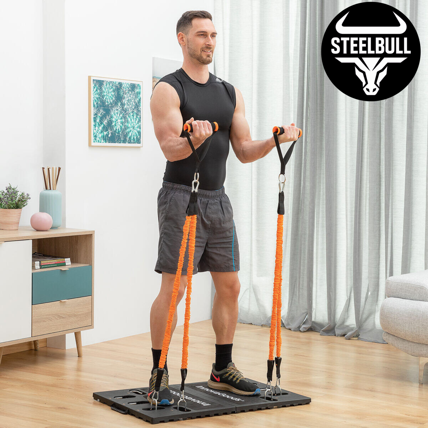 Estación de Entrenamiento Portátil Todo en Uno STEELBULL